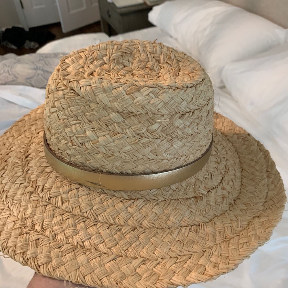 Straw summer sunhat - Picture 3 of 7